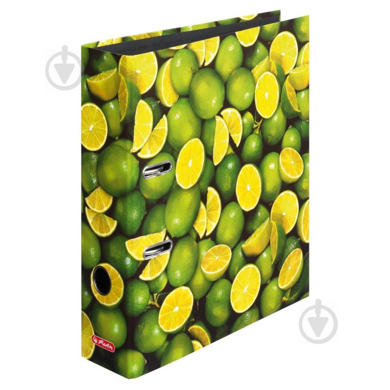 Папка-регистратор World of Fruit Lime А4 8 см 10485134 Herlitz - фото 1