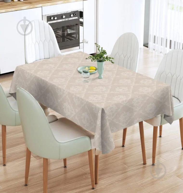 Скатертина Прованс PW195-R1095-1-2 137x200 см бежевий Dariana - фото 1 Скатертина Прованс PW195-R1095-1-2 137x200 см бежевий Dariana - фото 1