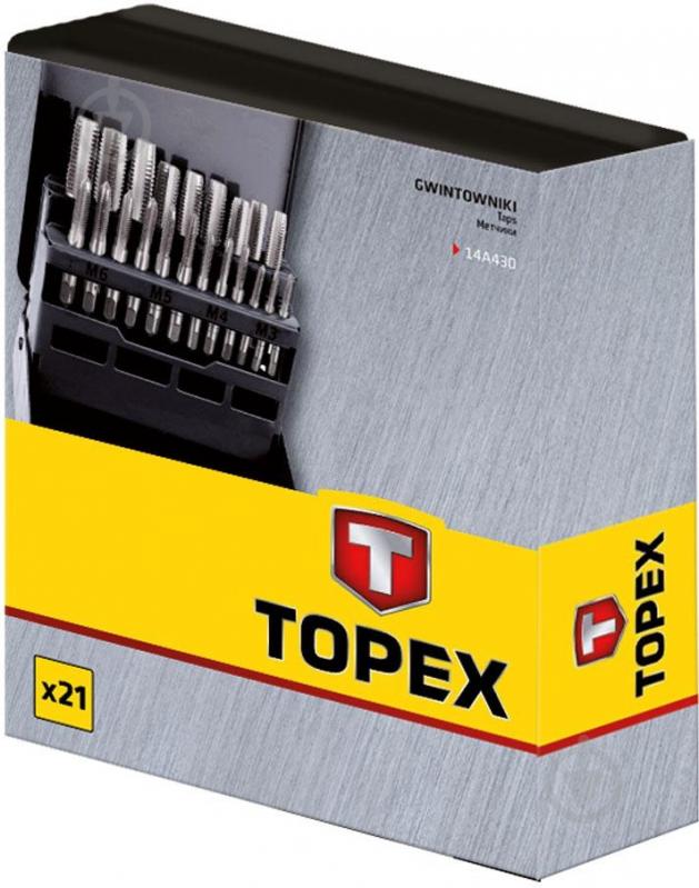 Набор метчиков Topex 21 шт. 14A430 - фото 2