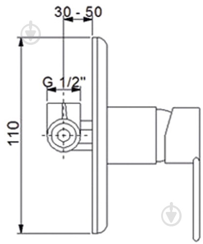 Смеситель для душа NEWARC Domino 971121 - фото 5