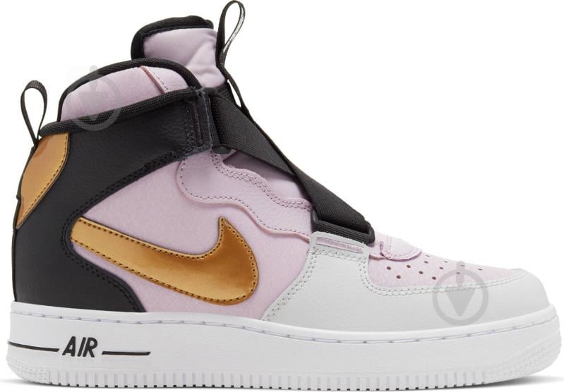 Кросівки для хлопчиків демісезонні Nike AIR FORCE 1 HIGHNESS (GS) BQ3598-500 р.38 білі із рожевим - фото 3