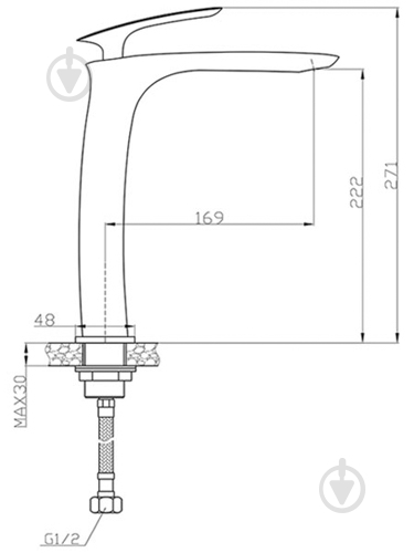 Смеситель для умывальника NEWARC Slim 121001 - фото 7 Смеситель для умывальника NEWARC Slim 121001 - фото 7