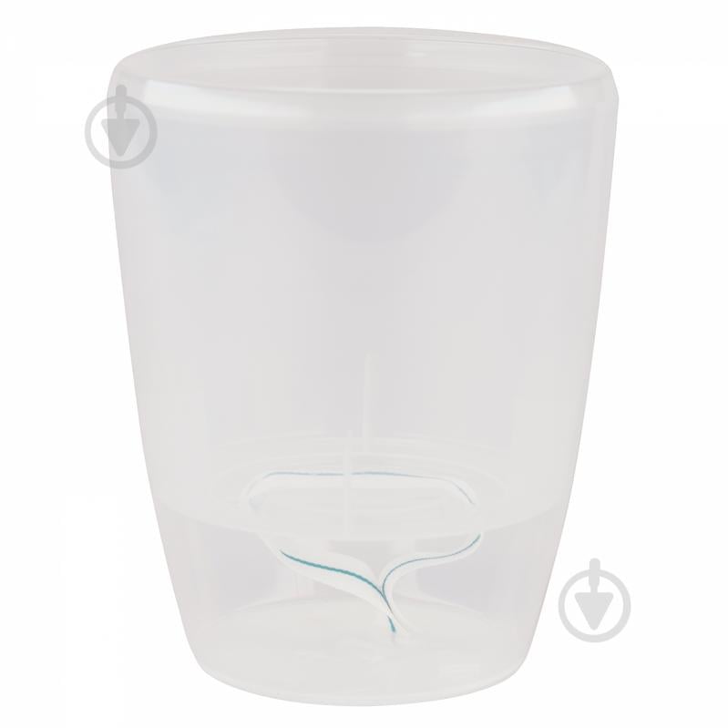 Вазон пластик Orchidea Twin круглый прозрачный 2 л Santino (2008671) - фото 1