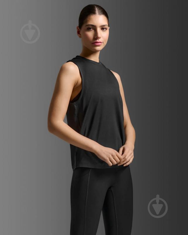 Майка 2XU Form Soft Jersey Tank WR7421a_BLK/BLK р.XS чорний - фото 3
