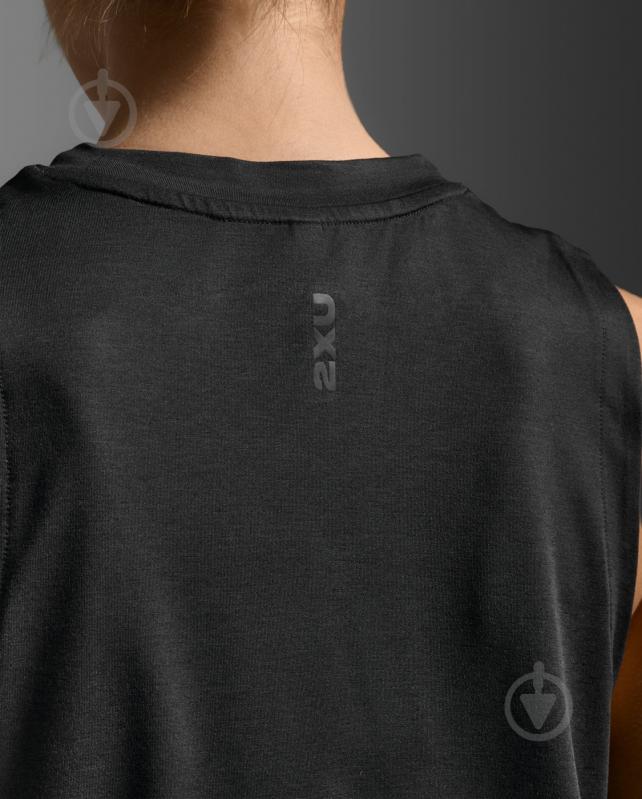 Майка 2XU Form Soft Jersey Tank WR7421a_BLK/BLK р.S чорний - фото 6 Майка 2XU Form Soft Jersey Tank WR7421a_BLK/BLK р.S чорний - фото 6