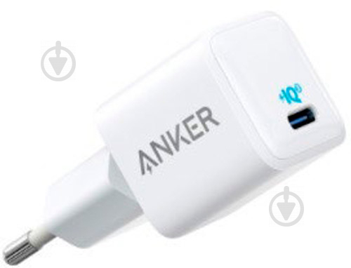 Сетевое зарядное устройство Anker PowerPort III Nano 20 W USB-C белый A2633G22 - фото 2