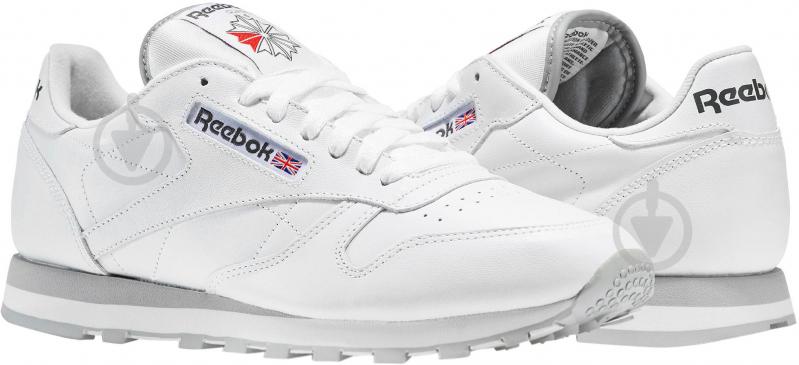 Кросівки чоловічі зимові Reebok CL LTHR 2214 р.46 білі - фото 1