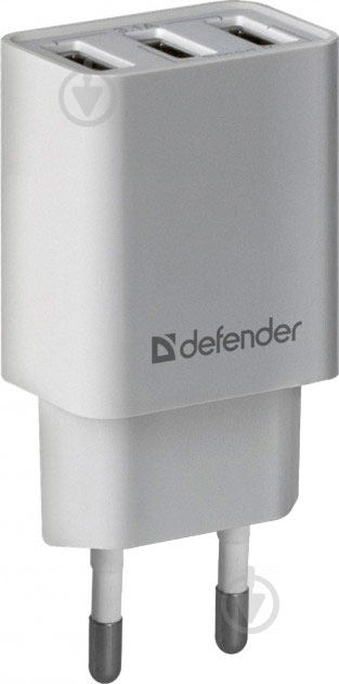 Зарядний пристрій Defender UPA-31 3xUSB 5V / 3.1А (83587) - фото 3