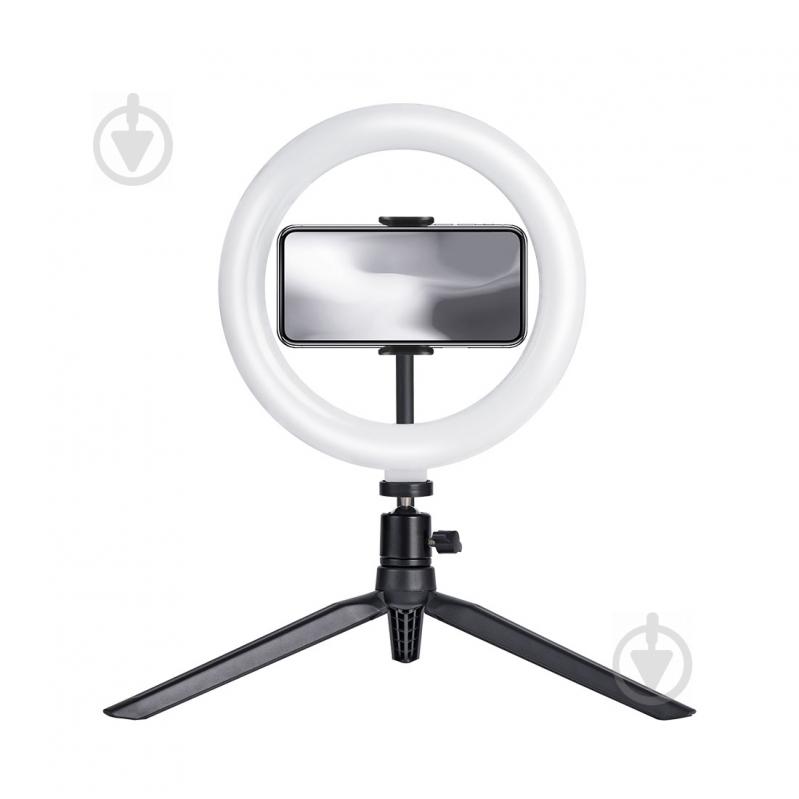 Лампа блогера Maxus Blogger Ring Light Set 9W 20D Mini Stand (1-MRL-9W-20D) - фото 2