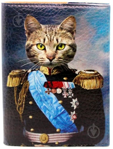 Обложка для паспорта Кот Император - фото 1 Обложка для паспорта Кот Император - фото 1