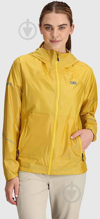 Вітрівка жіноча Outdoor Research HELIUM RAIN JACKET 300236-2189 р.S жовта - фото 2