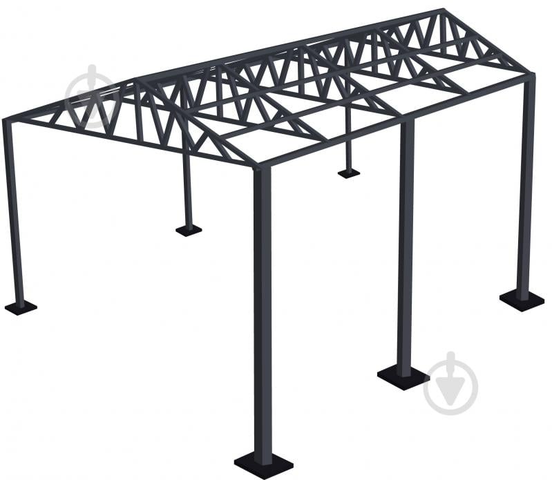 Каркас навеса (без поликарбоната) х6 м - Купить с доставкой в СТРОЙУДАЧЕ