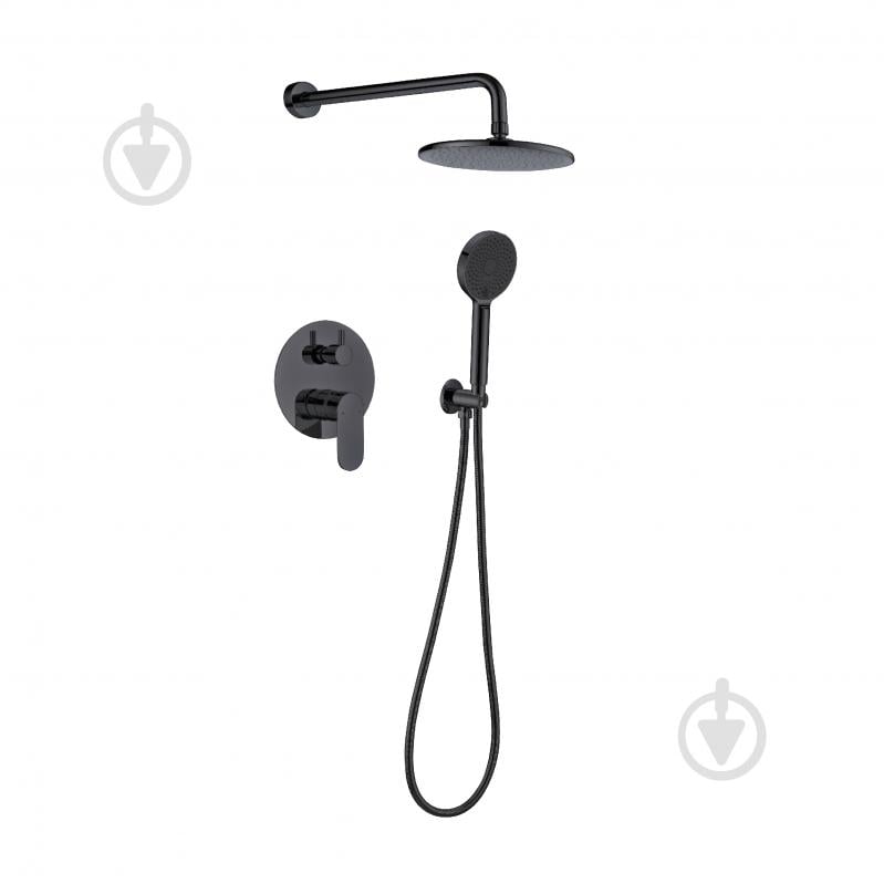 Душевая система скрытого монтажа FADO S.r.l Nemi матовая черная MIX08034B - фото 1 Душевая система скрытого монтажа FADO S.r.l Nemi матовая черная MIX08034B - фото 1