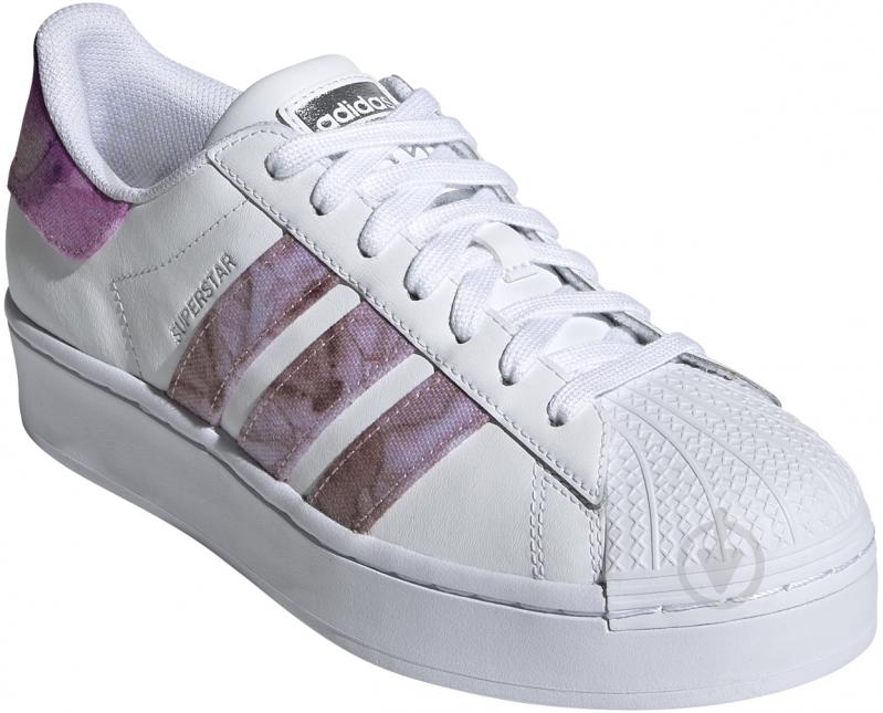 Кроссовки женские демисезонные Adidas SUPERSTAR BOLD W FX6036 р.37 1/3 белые - фото 4