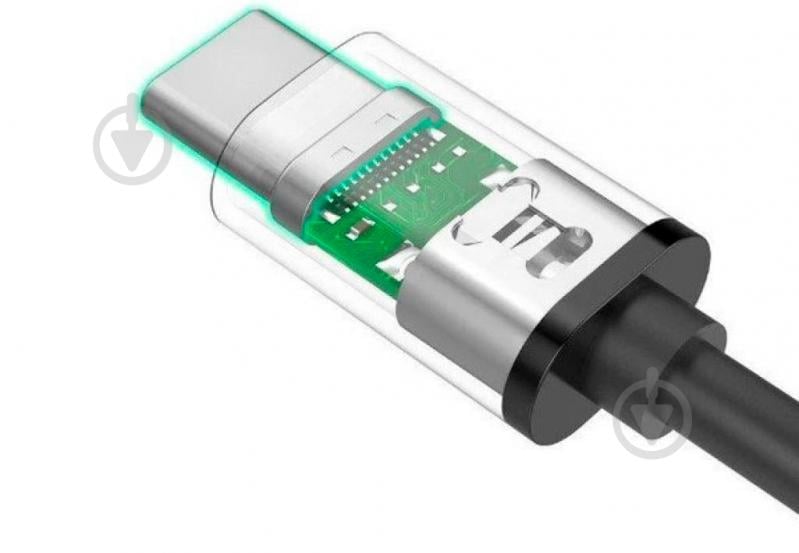 Кабель UGREEN US286 Type-C - Type-C 3A 1 м черный (50997) - фото 5