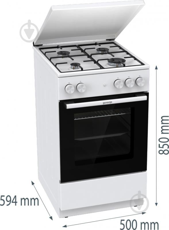 Плита газовая Gorenje GG5A14WJ - фото 14