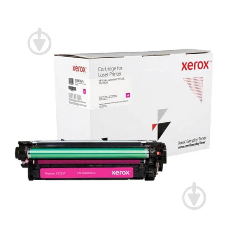 Картридж лазерный Xerox Everyday совместимый аналог HP CE253A (504A) magenta красный - фото 1