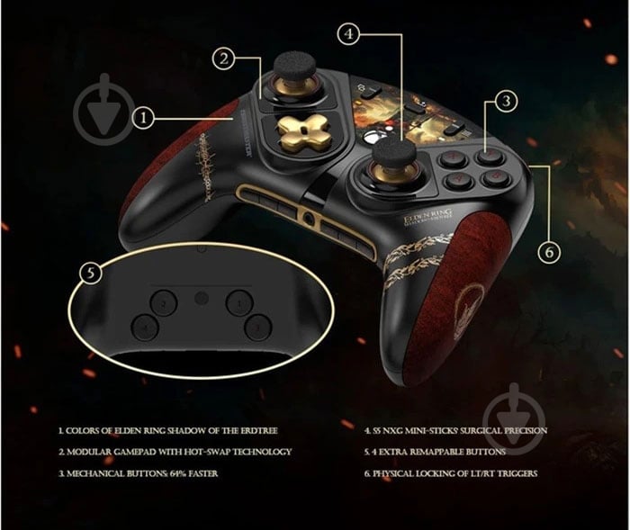 Геймпад Thrustmaster ESWAP X 2 ELDEN RING PC/Xbox - фото 9 Геймпад Thrustmaster ESWAP X 2 ELDEN RING PC/Xbox - фото 9