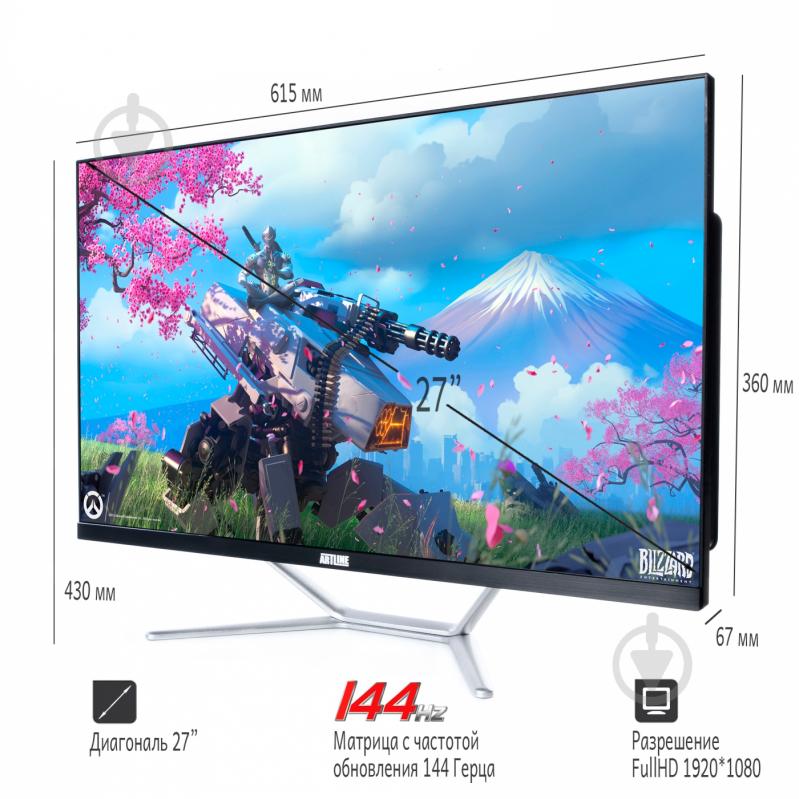 Моноблок Artline Gaming G75 27 (G75v21) black - фото 8