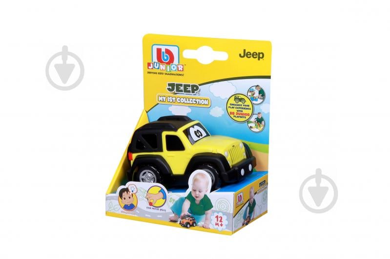 Машинка Bb Junior Jeep 16-85121 yellow - фото 2