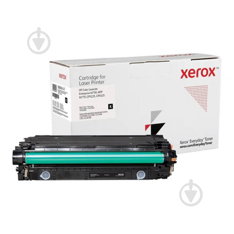 Картридж лазерний Xerox Everyday сумісний аналог HP CE340A (651A)/CE270A (650A)/CE740A (307A) чорний чорний - фото 1