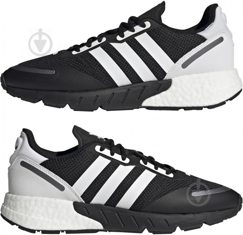 Кросівки чоловічі демісезонні Adidas ZX 1K BOOST FX6515 р.40 2/3 чорно-білі - фото 5