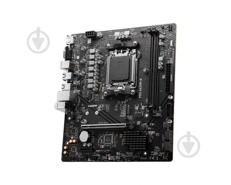 Материнская плата MSI 911-7E28-017 (Socket AM5, AMD A620, micro ATX) - фото 3 Материнская плата MSI 911-7E28-017 (Socket AM5, AMD A620, micro ATX) - фото 3