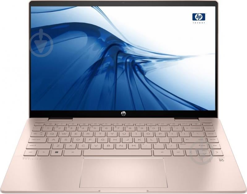 Ноутбук HP Pavilion x360 14-ek0014ua 14" (826D8EA) pale golden rose - фото 1