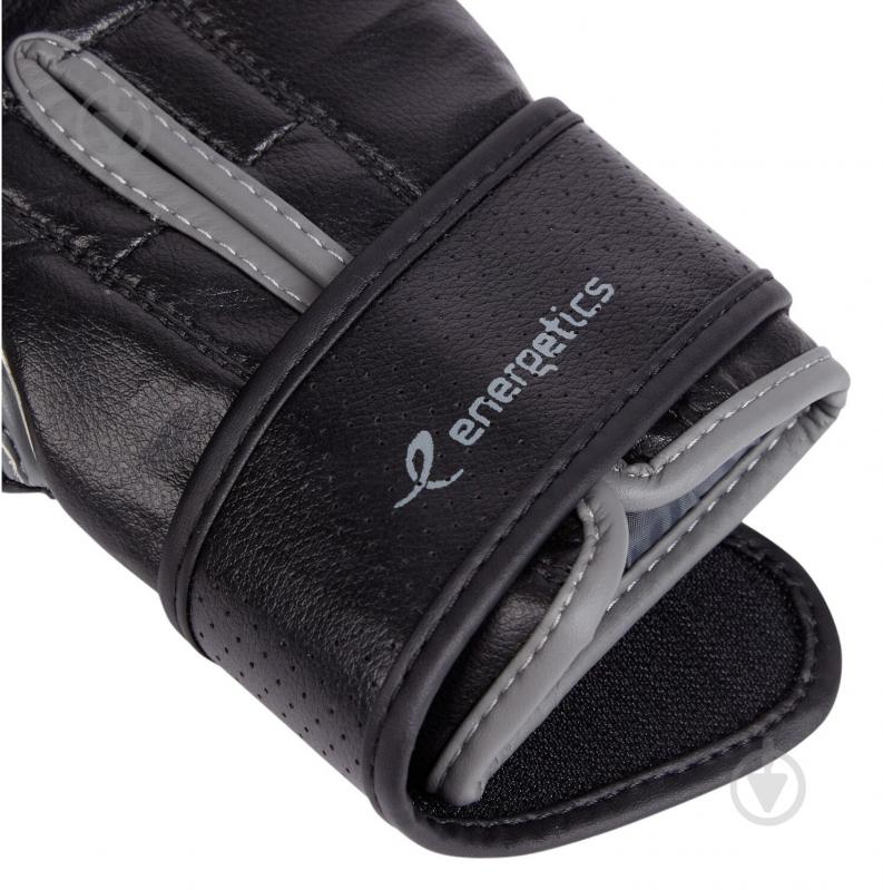 Боксерские перчатки Energetics р. 8 черный - фото 2