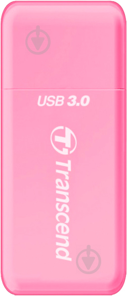 Кардрідер Transcend Cardreader USB 3.0/3.1 Gen 1 (TS-RDF5R) Pink - фото 1