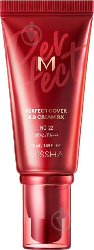 ВВ-крем MISSHA Perfect Cover RX «Ідеальне покриття» SPF42/PA+++ №22 50 мл - фото 1