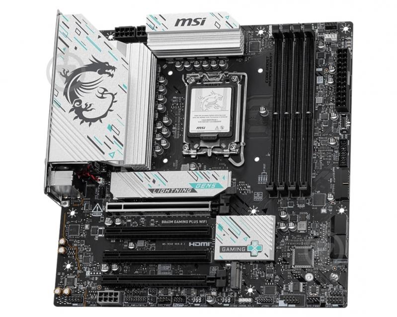 Материнская плата MSI 911-7E42-003 (Socket 1851, Intel B860, micro ATX) - фото 3 Материнская плата MSI 911-7E42-003 (Socket 1851, Intel B860, micro ATX) - фото 3