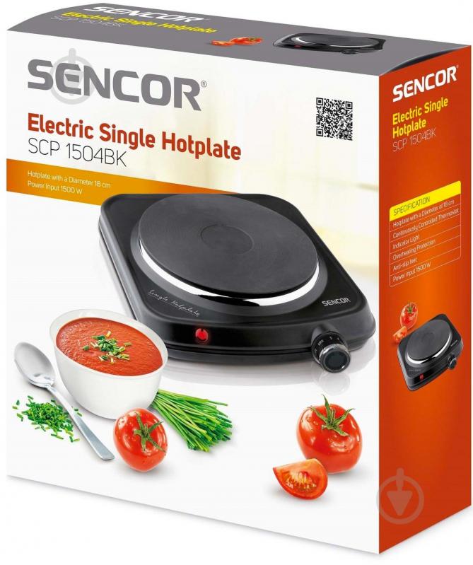 Плита электрическая настольная Sencor SCP1504BK-EUE4 - фото 7
