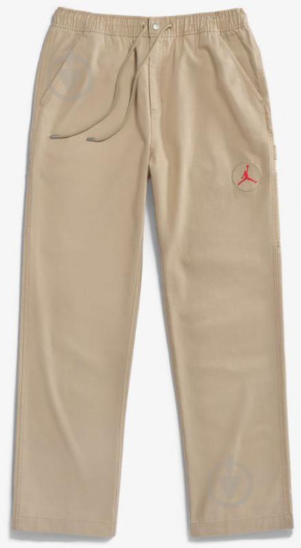 Брюки Jordan M J TS CANVAS PANT DD4778-201 р. L бежевый - фото 1