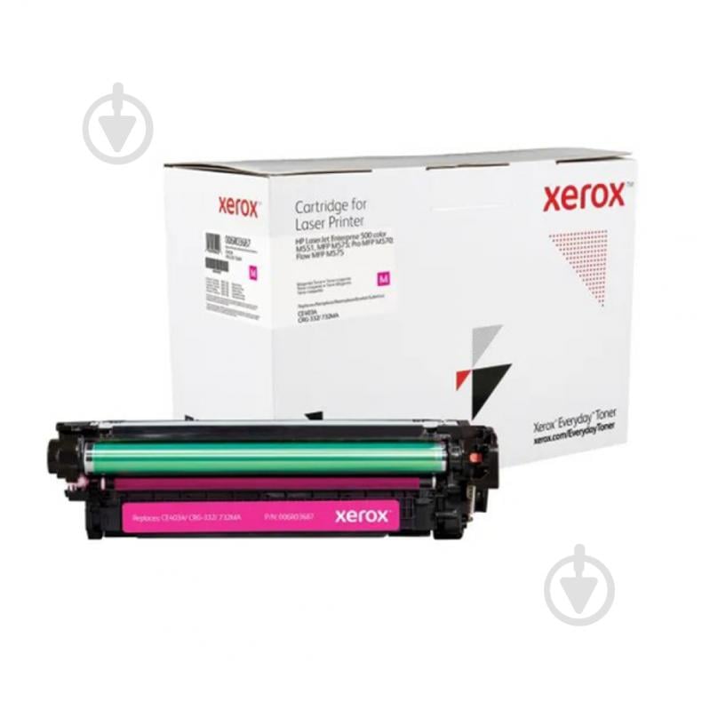 Картридж лазерный Xerox Everyday совместимый аналог HP CE403A (507A) magenta красный - фото 1