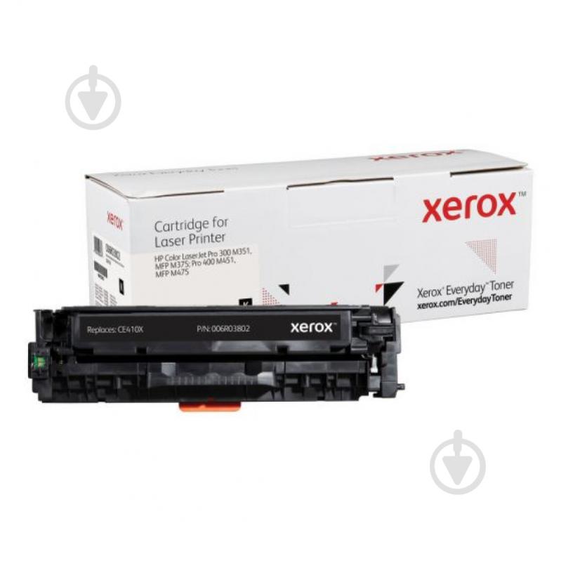 Картридж лазерный Xerox Everyday совместимый аналог HP CE410X (305X) black черный - фото 1