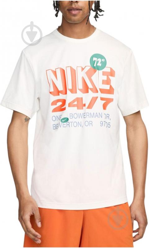 Футболка Nike FN3988-133 р.M белый - фото 1