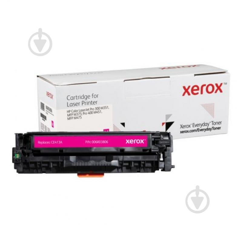 Картридж лазерний Xerox Everyday сумісний аналог HP CE413A (305A) червоний червоний - фото 1