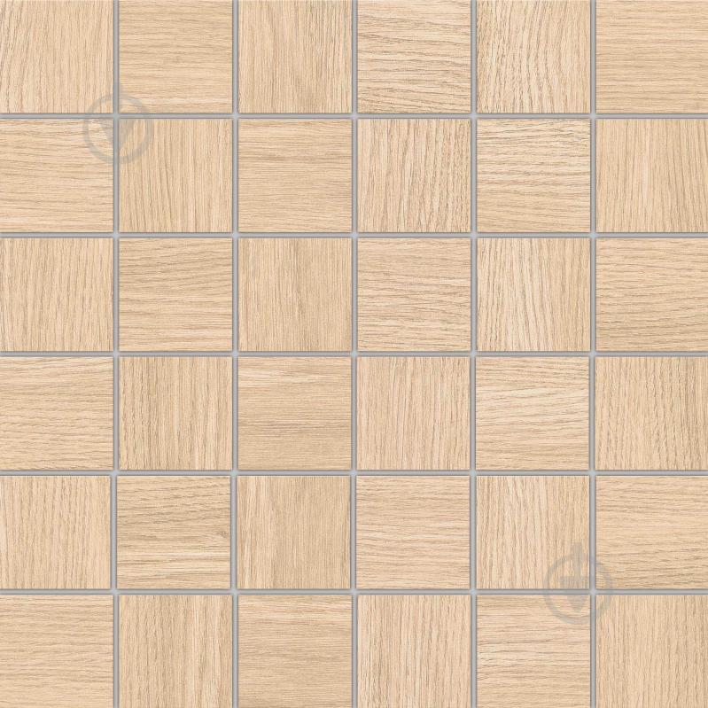 Мозаика Allore Group Timber Ivory MOS PR R Mat 30x30 см - фото 1