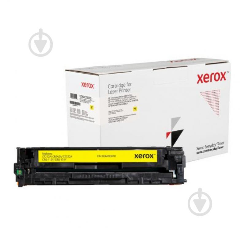 Картридж лазерный Xerox Everyday совместимый аналог HP CF212A/CB542A/CE322A, Canon 716/731 yellow желтый - фото 1