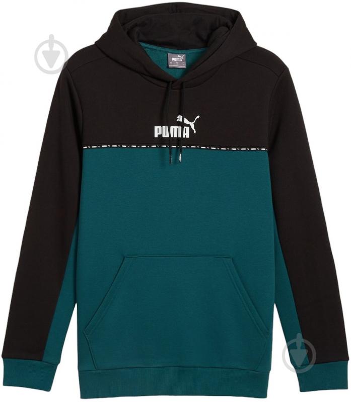 Джемпер Puma 67334222 р.2XL черно-зеленый - фото 1