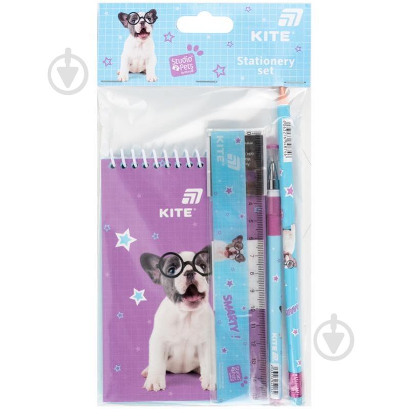 Набор канцелярский KITE Studio Pets 4 предмета SP26-S03 - фото 1