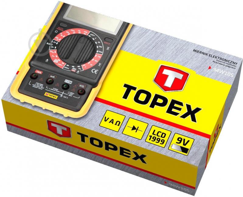 Мультиметр цифровой Topex 94W105 - фото 2