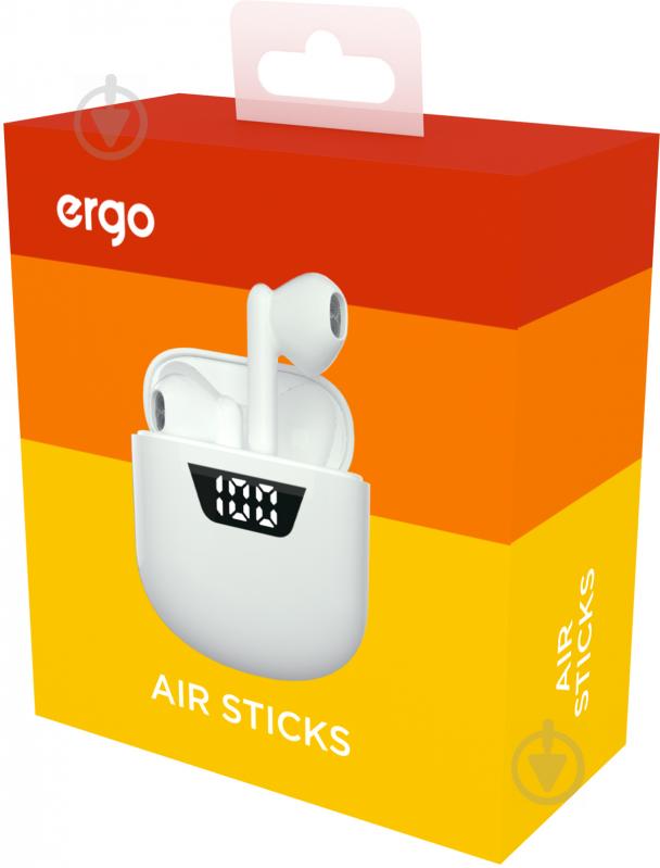 Наушники Ergo BS-720 Air Sticks white (BS-720W) - фото 8