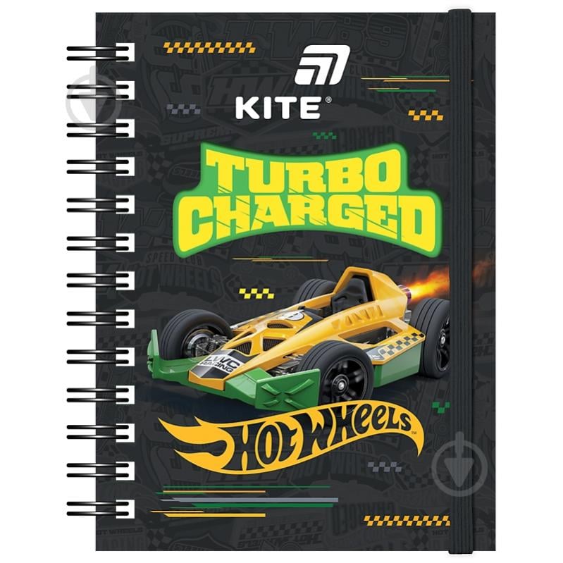 Блокнот KITE Hot Wheels А6 80 лист. HW26-229 - фото 1