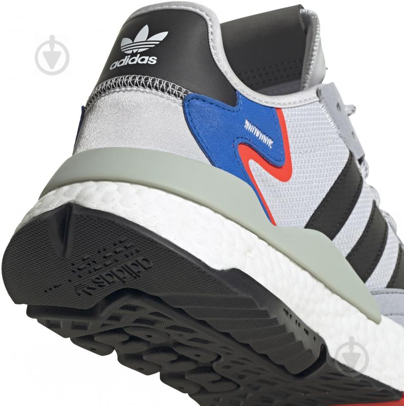 Кроссовки мужские демисезонные Adidas NITE JOGGER FX6835 р.40 2/3 белые - фото 11