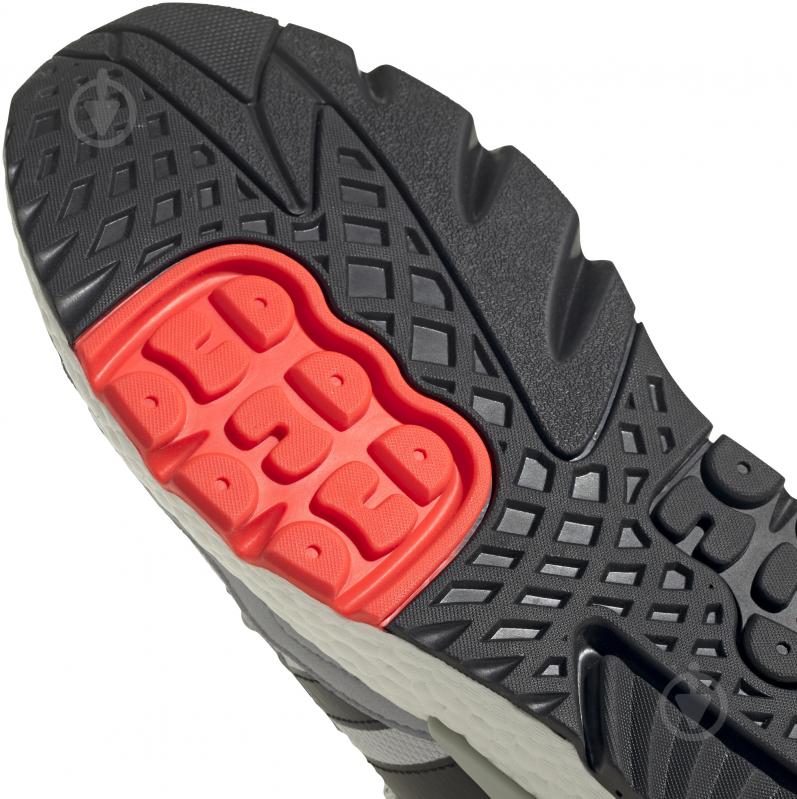 Кроссовки мужские демисезонные Adidas NITE JOGGER FX6835 р.40 2/3 белые - фото 13