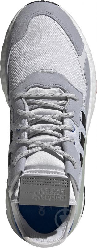 Кроссовки мужские демисезонные Adidas NITE JOGGER FX6835 р.40 2/3 белые - фото 7