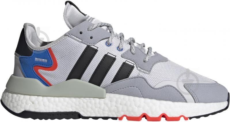 Кроссовки мужские демисезонные Adidas NITE JOGGER FX6835 р.41 1/3 белые - фото 1