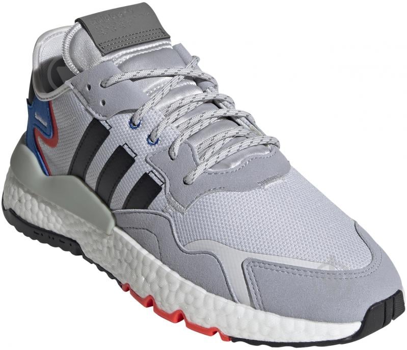 Кроссовки мужские демисезонные Adidas NITE JOGGER FX6835 р.41 1/3 белые - фото 4